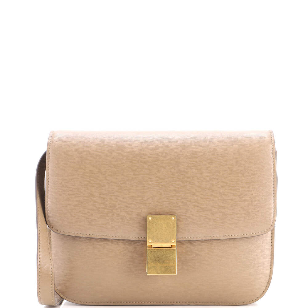 Celine Medium Classic Box Bag Grainy Leather